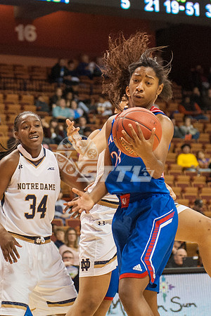 NCAA Womens Basketball: Notre Dame at Kansas