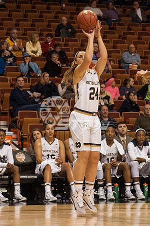 NCAA Womens Basketball: Notre Dame at Kansas