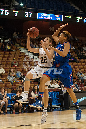 NCAA Womens Basketball: Notre Dame at Kansas