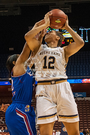 NCAA Womens Basketball: Notre Dame at Kansas