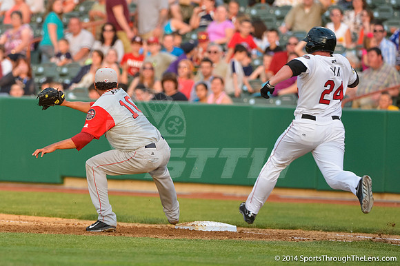 Mark Wik is called safe at 1st.  Close play for sure.
